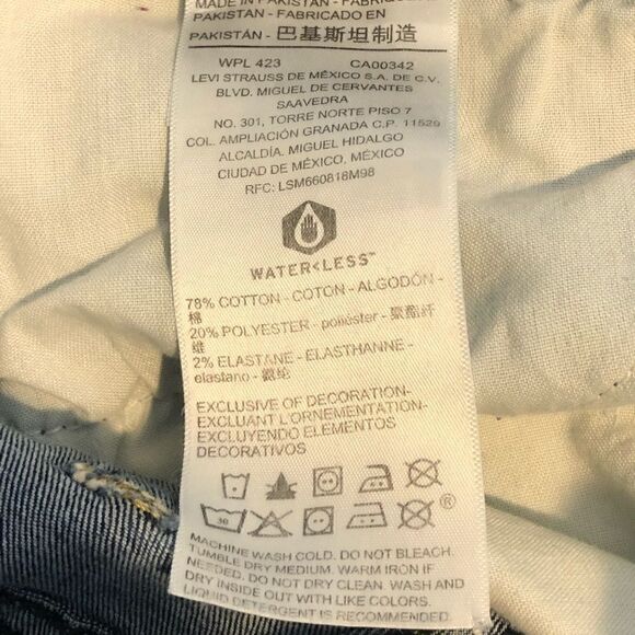 Levis Signature Gold Mid Rise Skinny Jeans 4L - Picture 10 of 10